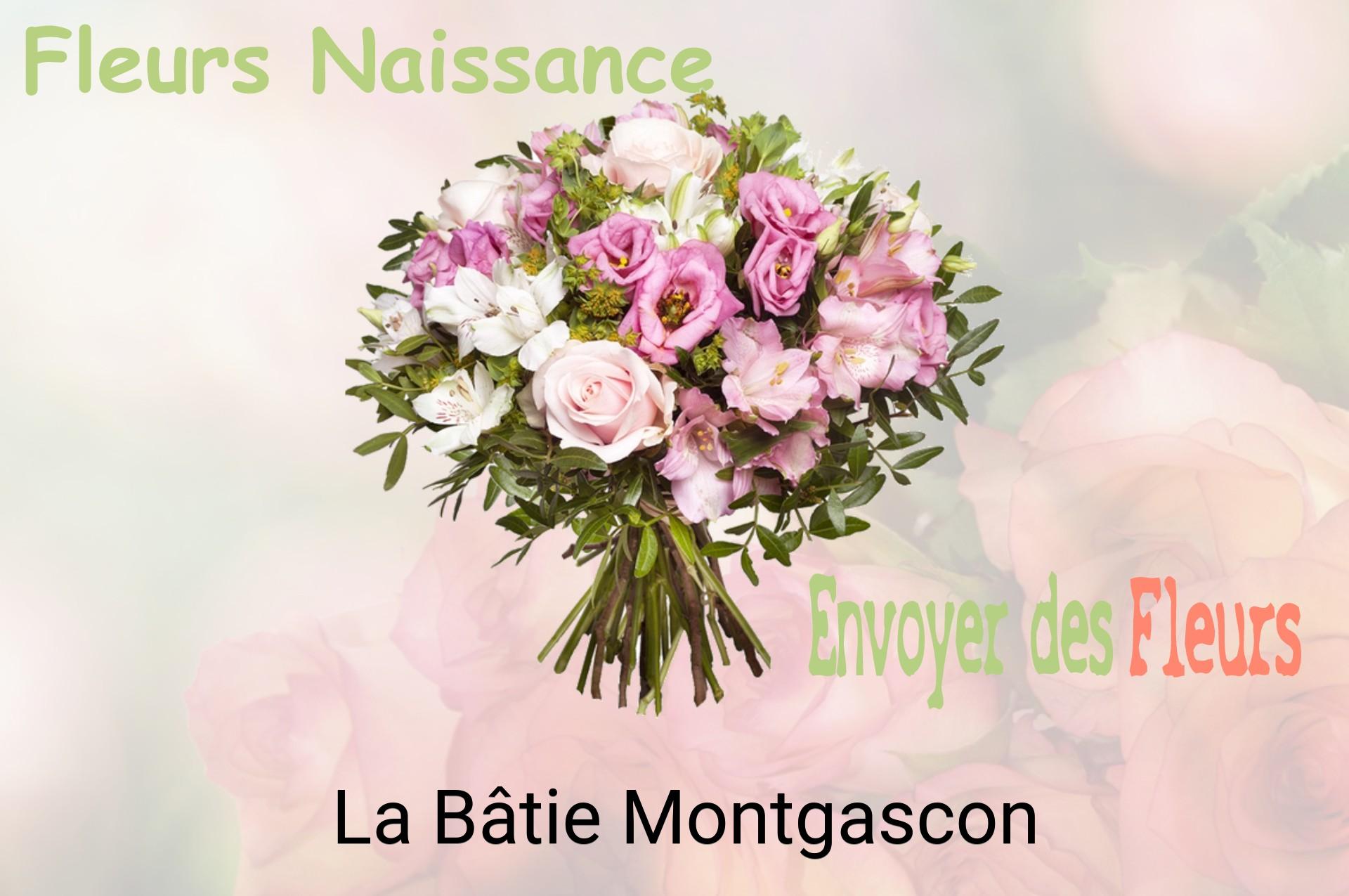 Bouquet de fleurs de naissance livré à La Bâtie-Montgascon